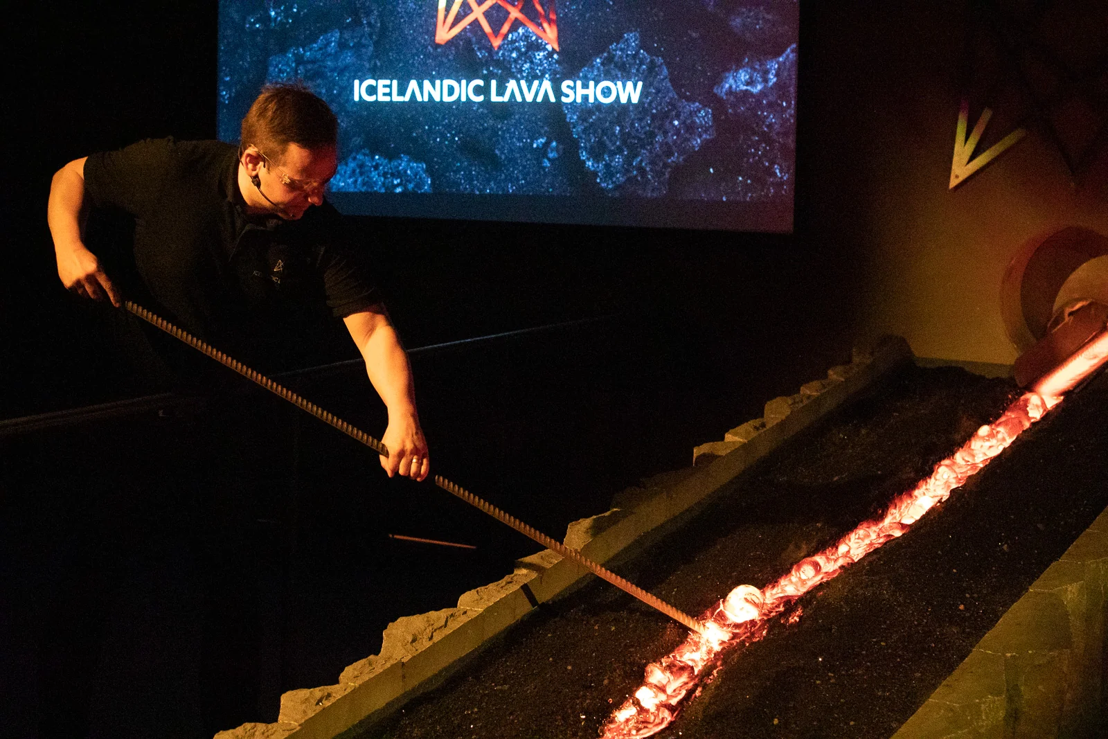 Lava Show, bookable through Icebreaker