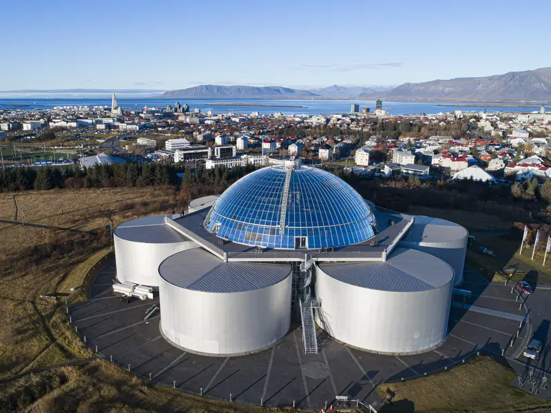 Perlan — Wonders of Iceland exhibition, dome on the Reykjavík skyline
