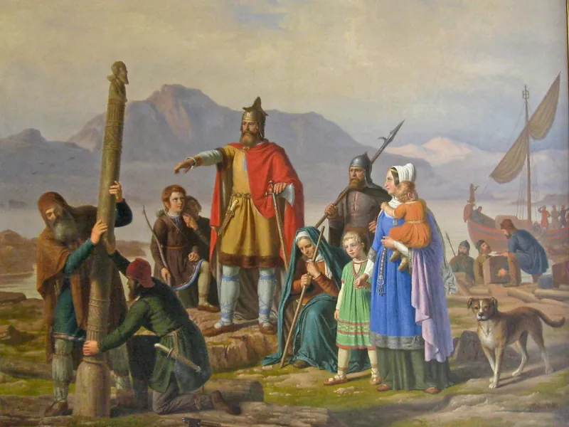 Ingólfur and the Pillars