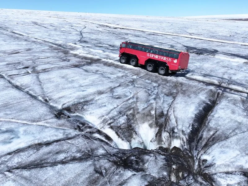 Monster Truck on Langjökull